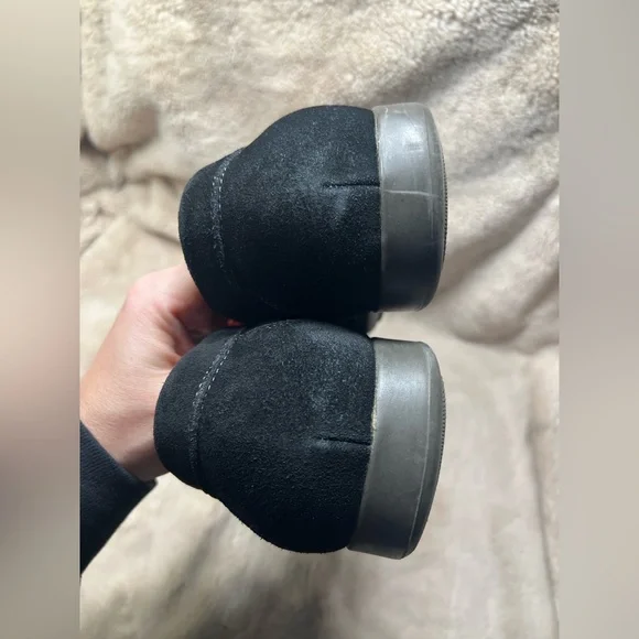 Stacy Adams black suede slip-on loafers Mens Size 10 - Picture 3 of 7